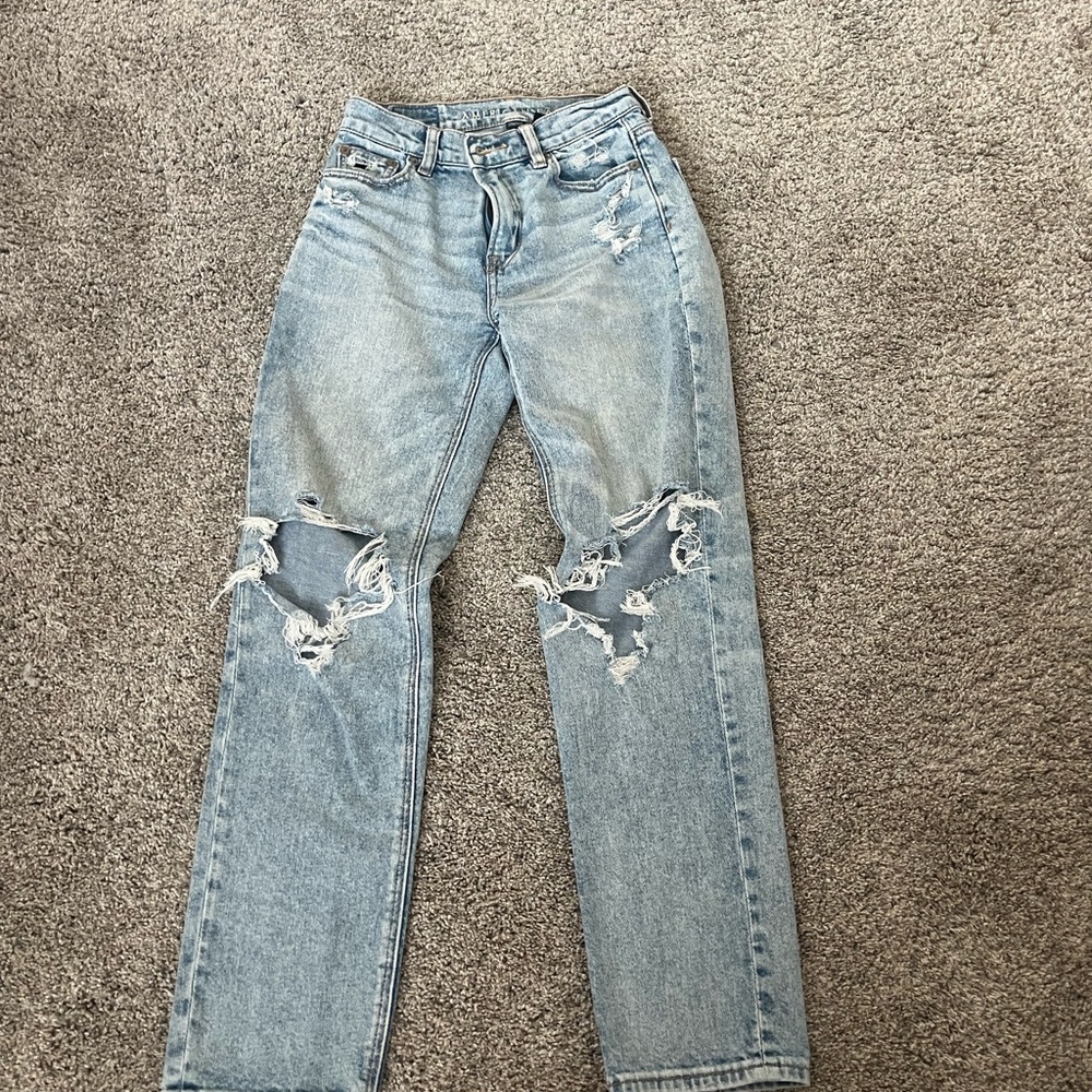 American Eagle Outfitters Blue Straight Leg Jeans